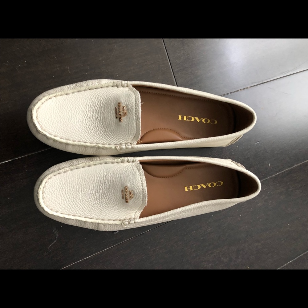 Coach leather loafers